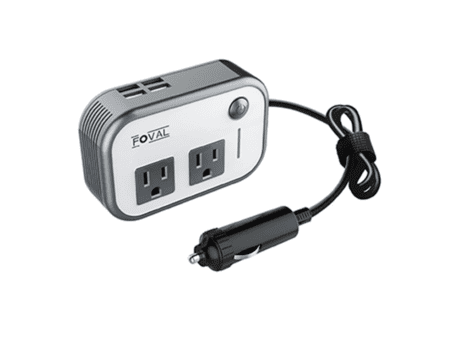 Discover the FOVAL 200W Car Power Inverter: Your Ultimate 12V DC to 110V AC Solution with 4 USB Ports