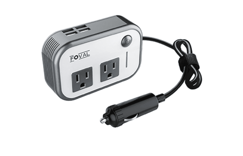 Discover the FOVAL 200W Car Power Inverter: Your Ultimate 12V DC to 110V AC Solution with 4 USB Ports