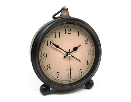 Vintage Charm Meets Modern Functionality: The Perfect 4-Inch Retro Clock