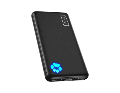 INIU Portable Charger, USB C Slimmest & Lightest Triple 3A High-Speed 10000mAh Power Bank