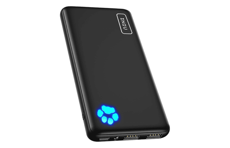 INIU Portable Charger, USB C Slimmest & Lightest Triple 3A High-Speed 10000mAh Power Bank