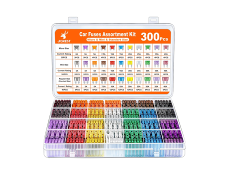 JOREST 300-Piece Car Fuse Assortment Kit: Your Essential Automotive Solution