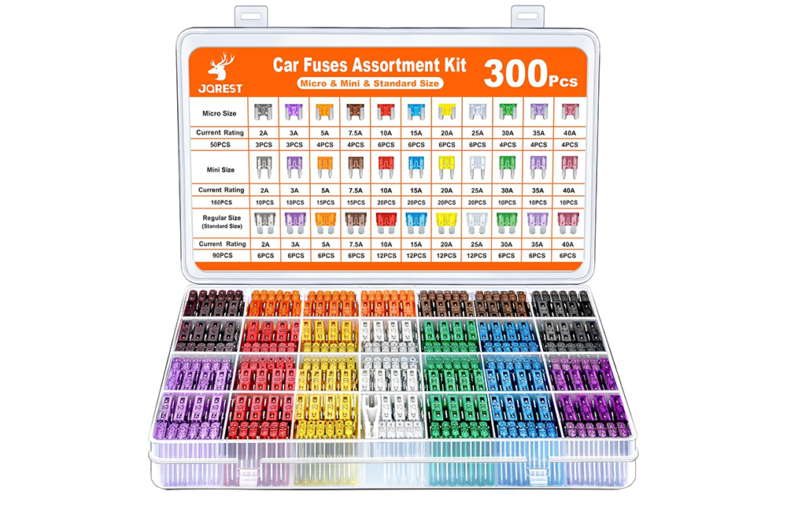 JOREST 300-Piece Car Fuse Assortment Kit: Your Essential Automotive Solution