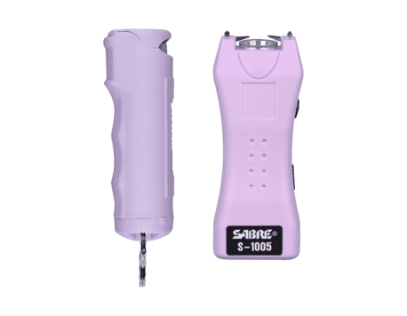 Protect Yourself with the SABRE Pepper Spray & Stun Gun Combo: Easy-to-Use Self-Defense Kit with Flashlight and Rechargeable Power