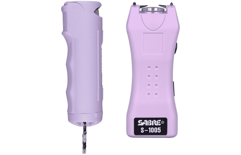 Protect Yourself with the SABRE Pepper Spray & Stun Gun Combo: Easy-to-Use Self-Defense Kit with Flashlight and Rechargeable Power