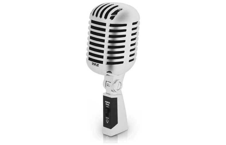 Capture Your Voice: The Pyle Classic Retro Dynamic Vocal Microphone for Live and Studio Performances