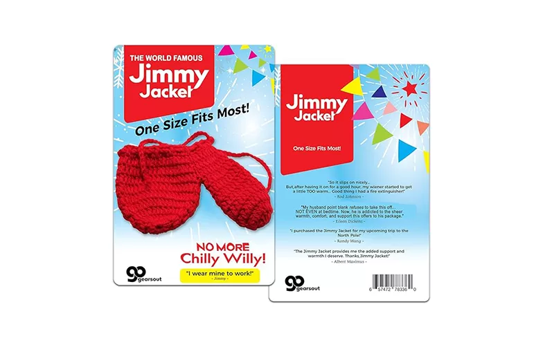 The Jimmy Jacket Knit Willy Warmer: A Cozy and Hilarious Gag Gift for Men